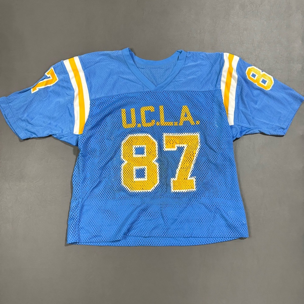 Vintage UCLA Bruins #87 Mesh Football Jersey Blue L